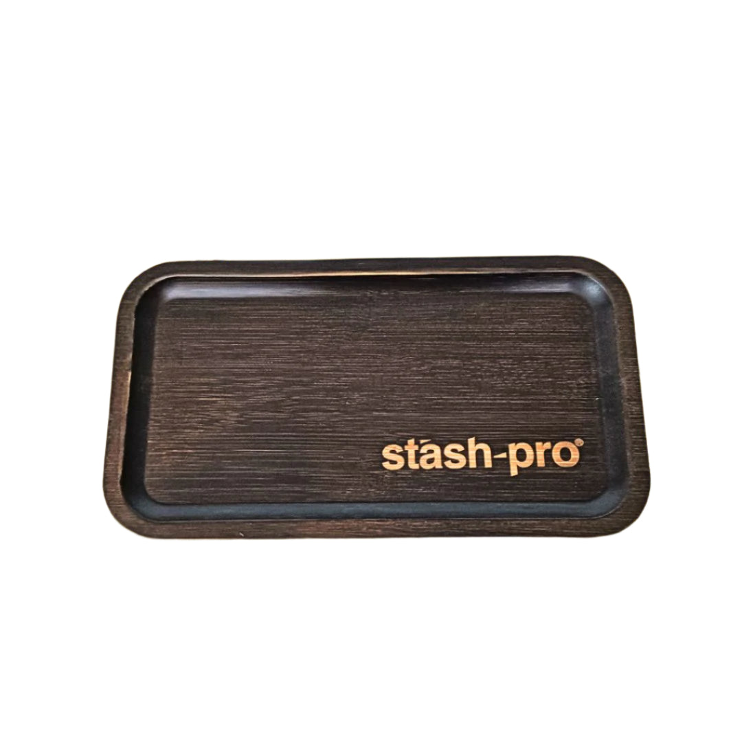 Stash Pro Wooden Rolling Tray Rectangular