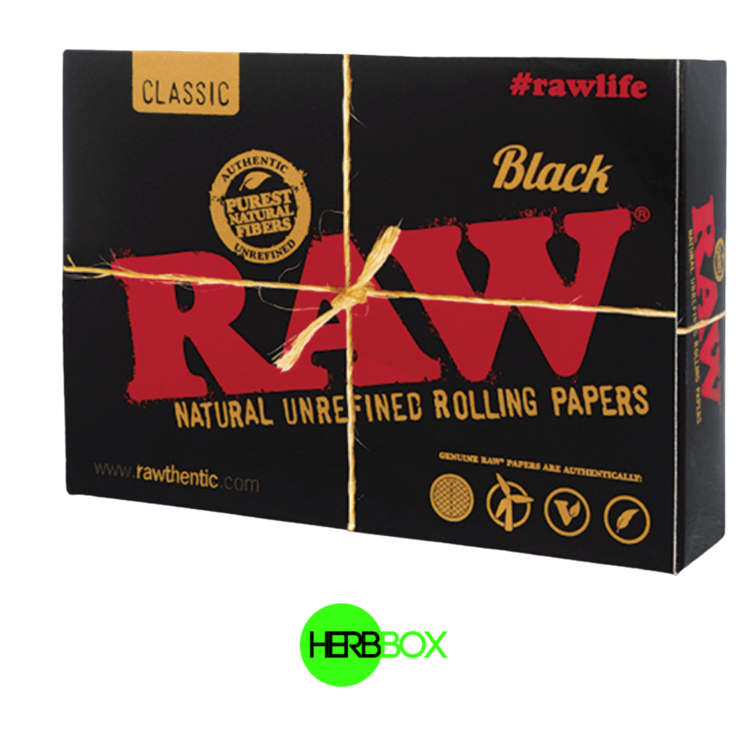 Raw black playing cards available on Herbbox India
