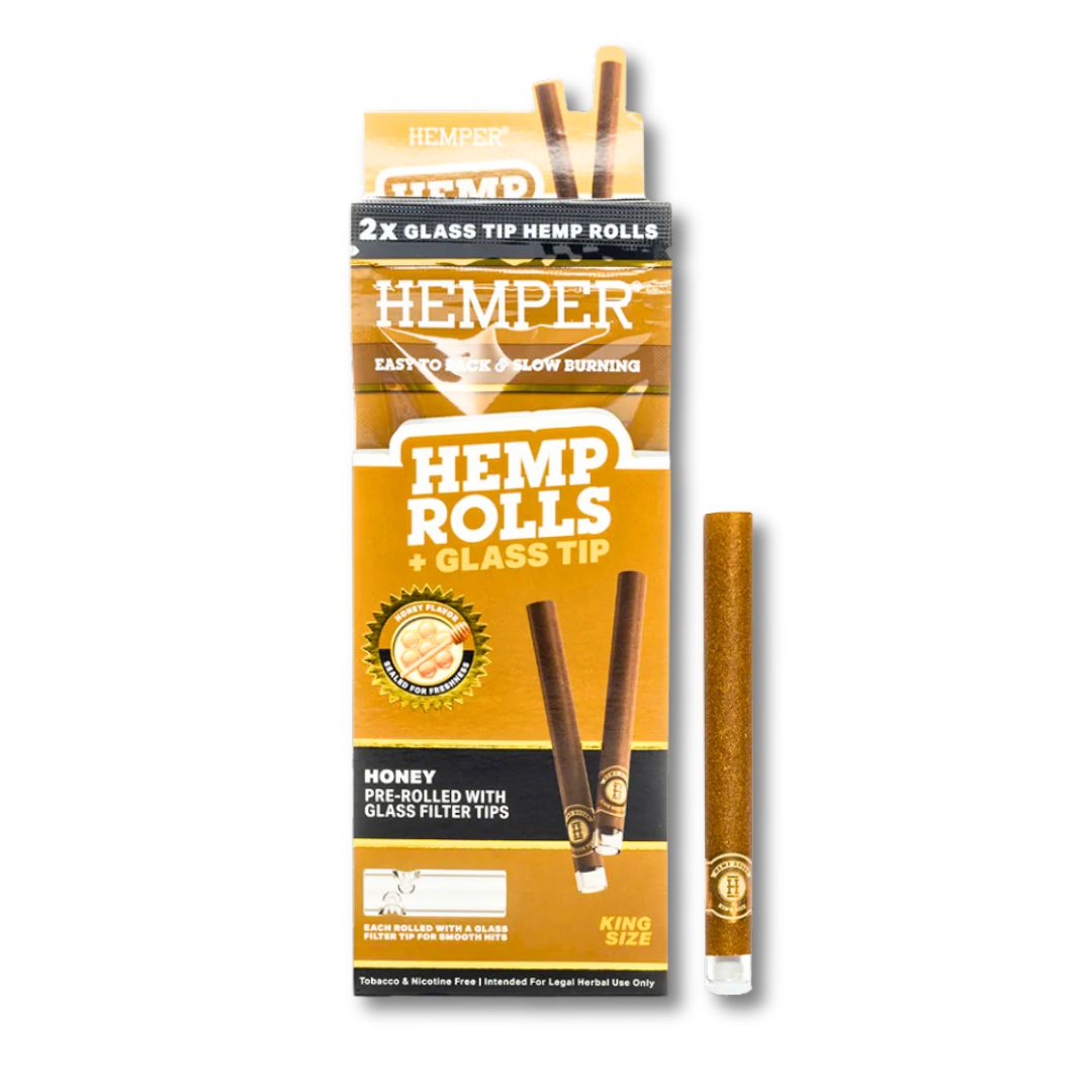 Hemper Glass tip hemp Rolls Honey