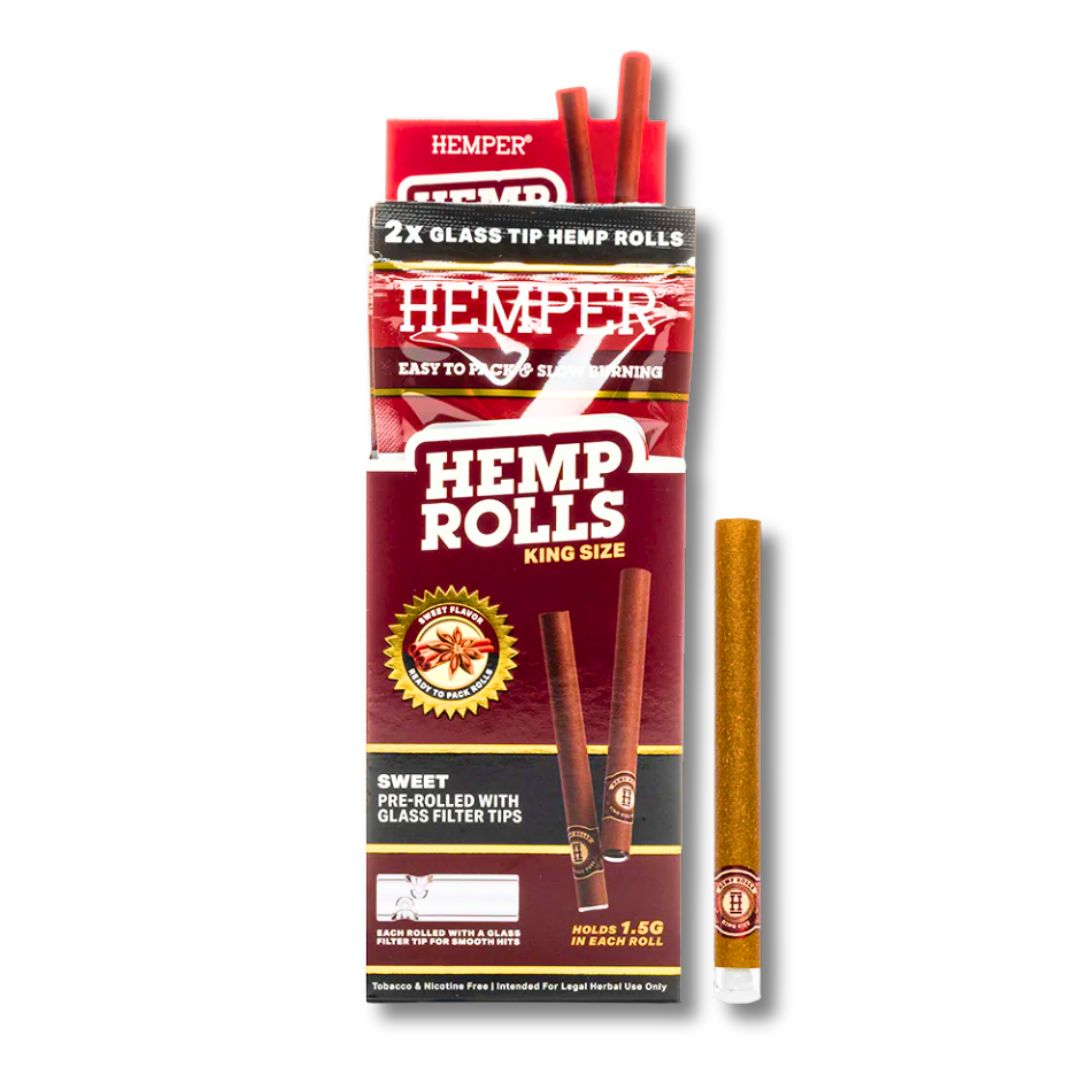 Hemper Glass tip hemp Rolls Sweet