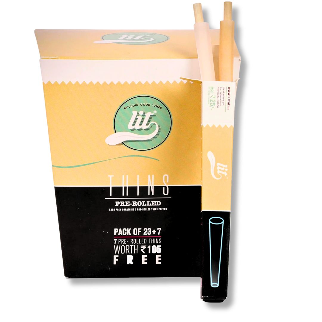 Pack of pre-rolled thin tobacco 